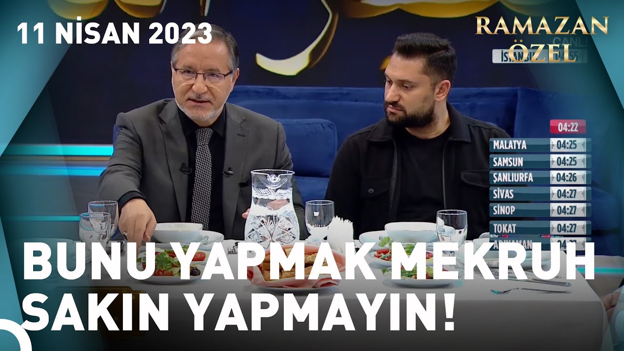 Müslümanın Sofra Adabı Nasıl Olmalıdır? | Prof. Dr. Mustafa Karataş ile Sahur Vakti