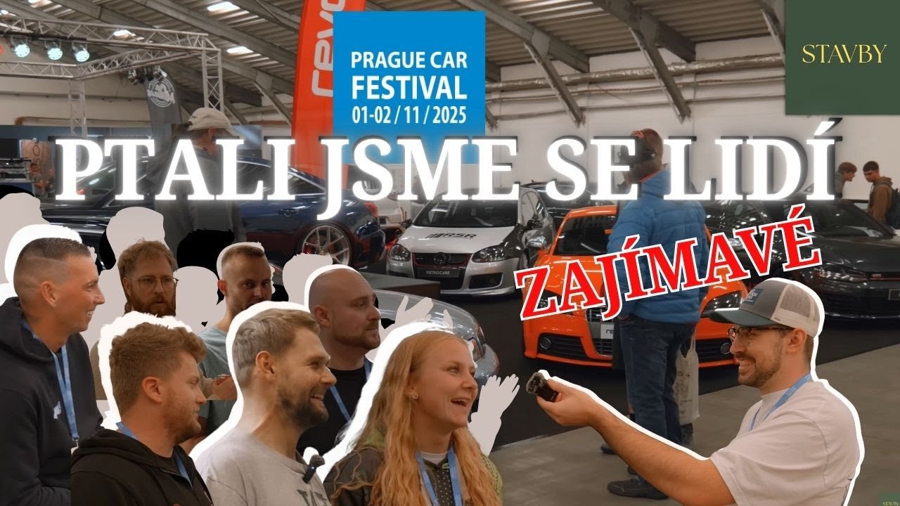 4K | PRAGUE CAR FESTIVAL plný rozhovorů | PCF 2025 | STAVBY