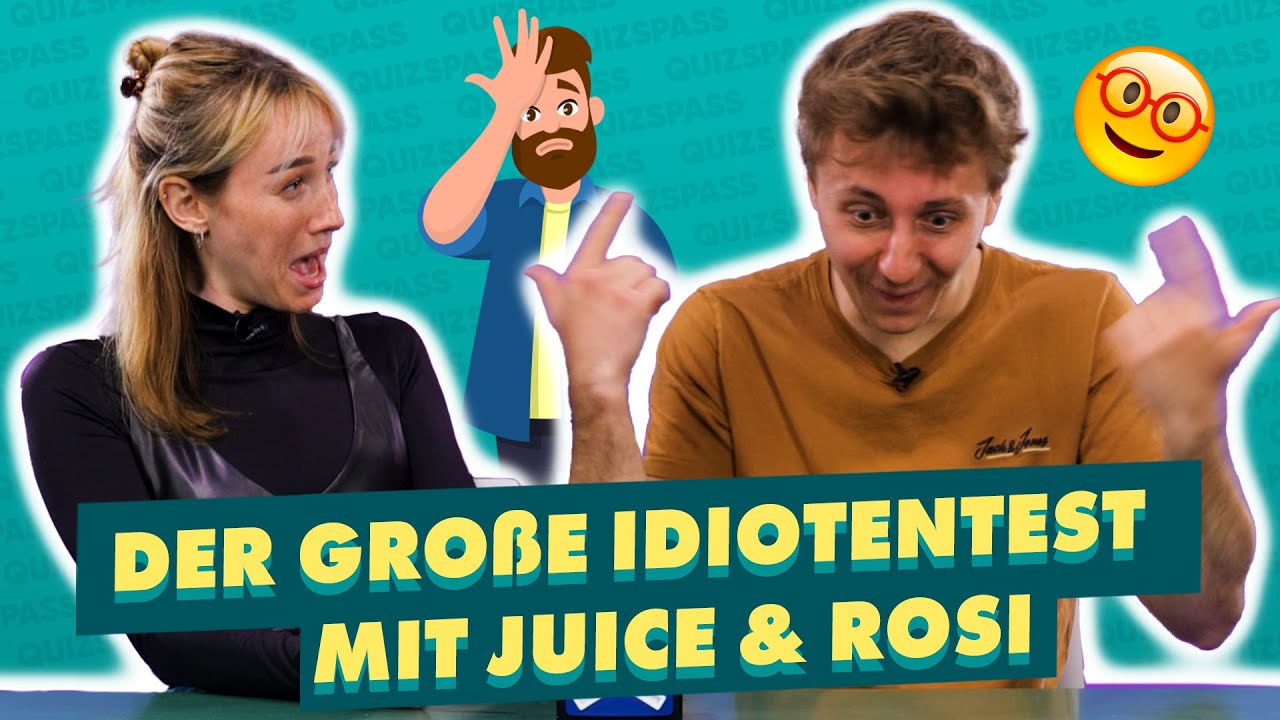 Der große Idiotentest mit Judith und Philip 🥴 | WISSTIHRNOCH?