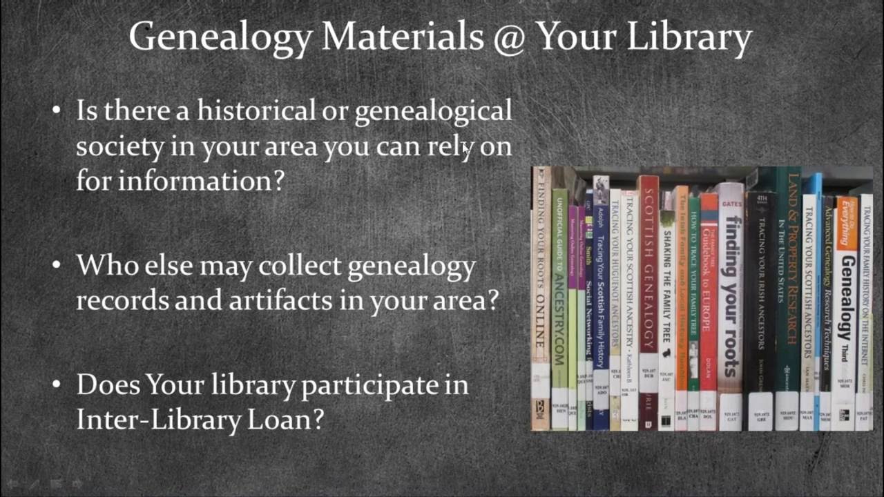 Genealogy Basics for Library Staff