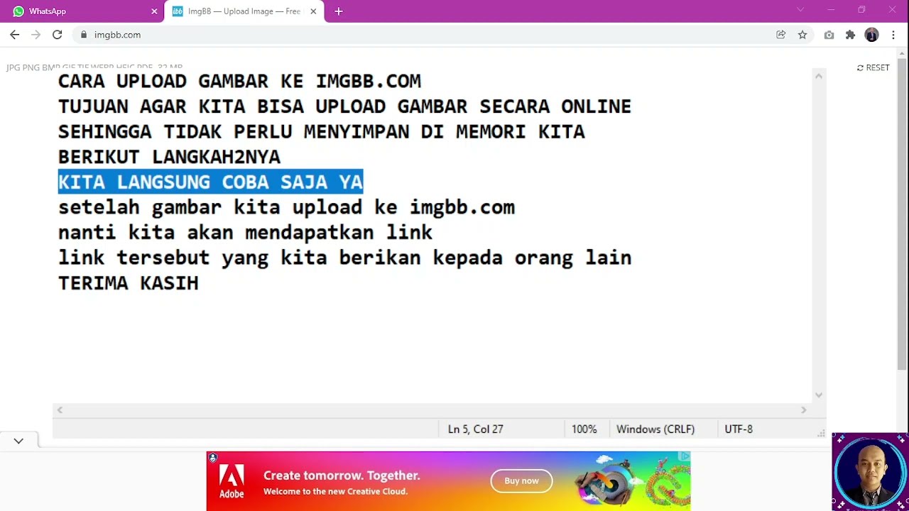 1-Kenalan dengan imgbb.com | Cara upload gambar di imgbb.com