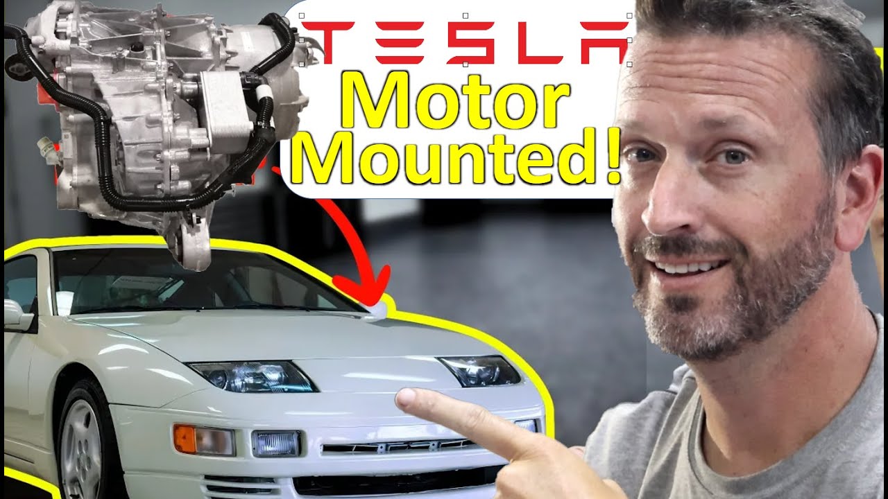 Tesla Model 3 Motor Meets Nissan 300ZX: Mounting the Powerhouse
