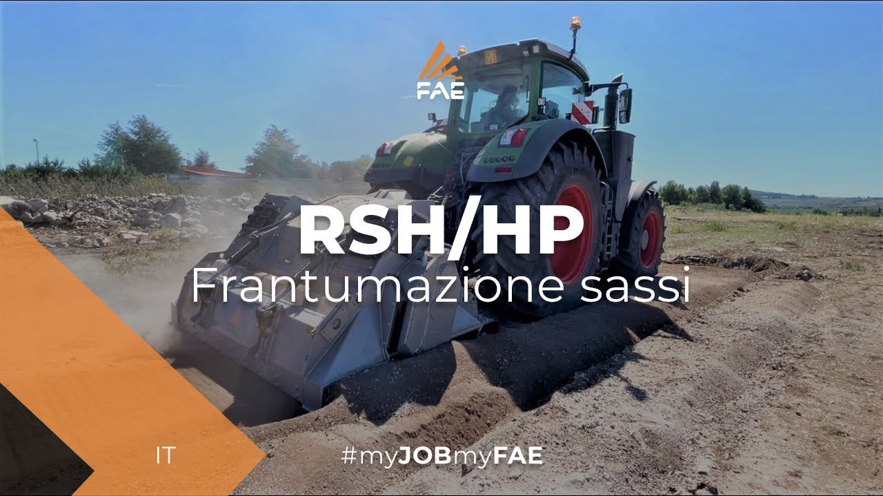 Miglior Frantumasassi FAE con Trattore Fendt