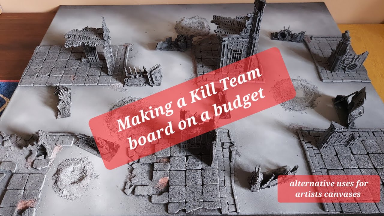 Making a Kill Team board on a budget #killteam #killteam40k #40kterrain