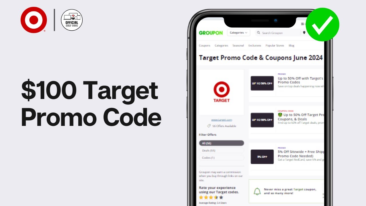 $100 Target Promo Code 2024 | Target Coupon Code (WORKING)