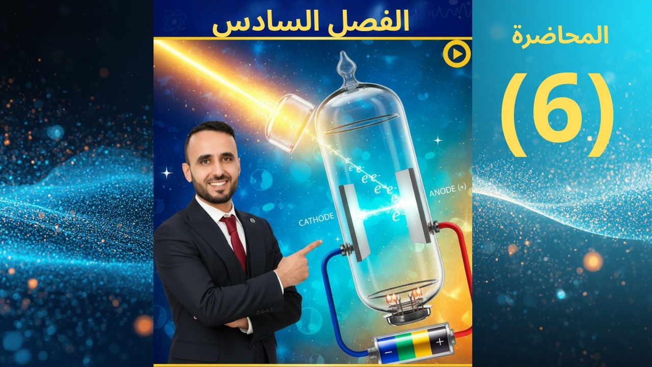 فيزياء السادس علمي الفصل السادس (6) الخريطة الابرارية لحل المسائل الوزارية والاثرائية 