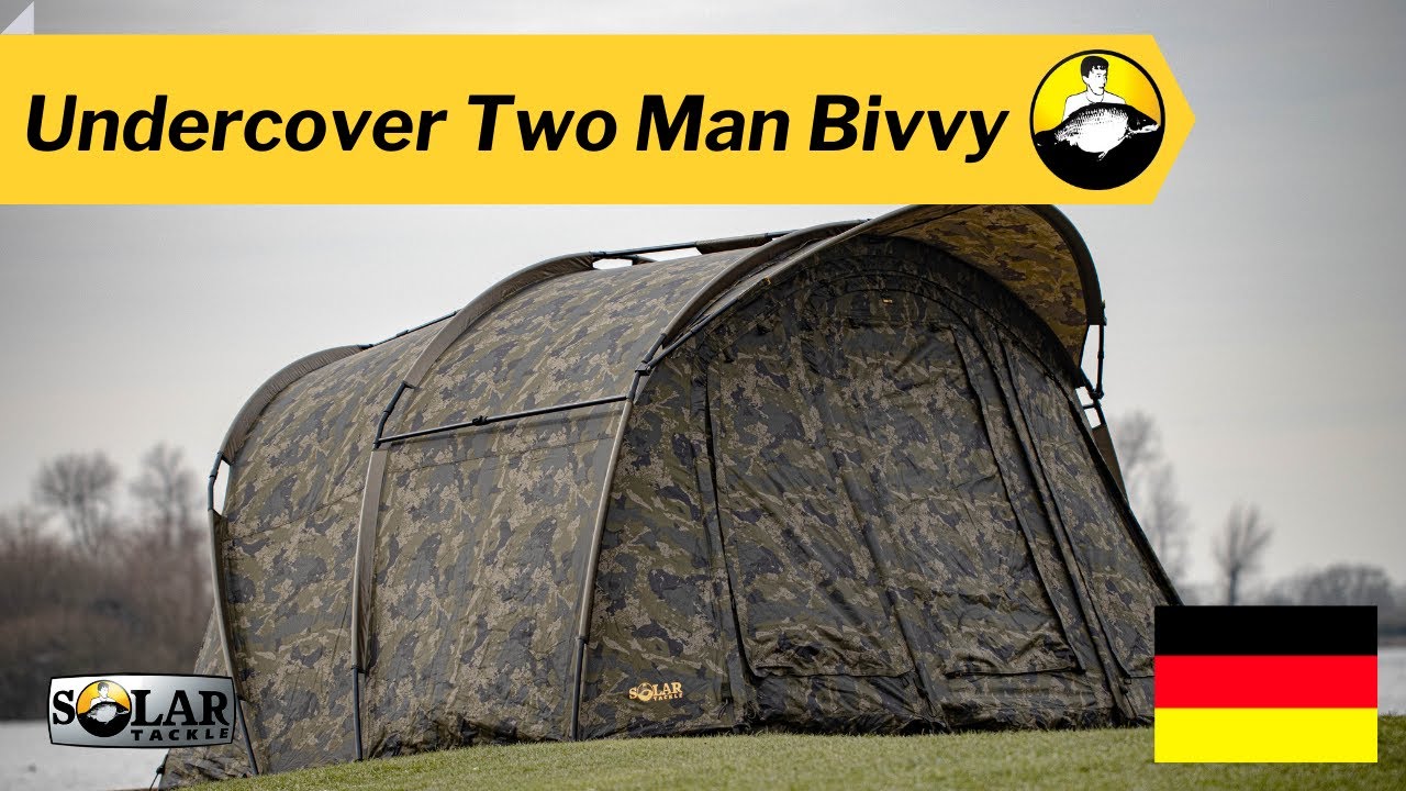 Solar Tackle | UnderCover Camo 2-Mann Bivvy | Deutsche Produktvorstellung
