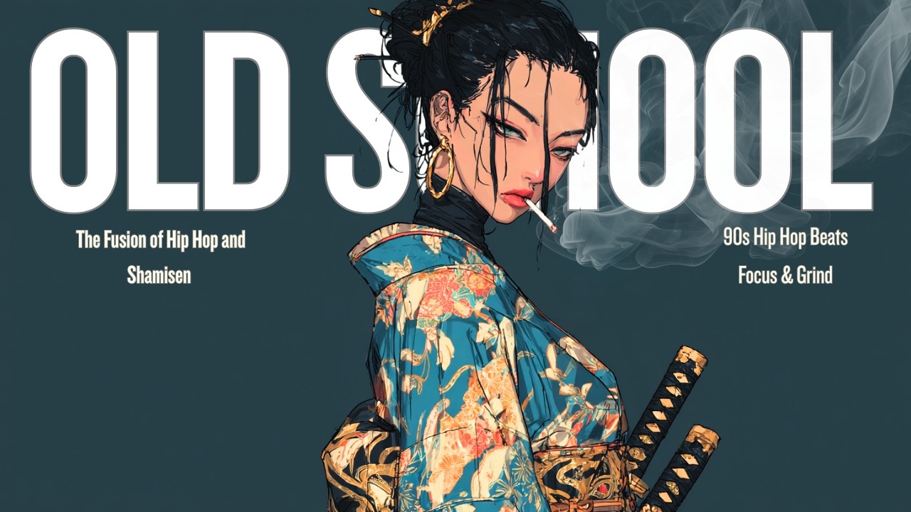 Music for Saturday Grind | Shamisen 90s Boom Bap | Old-School Japan Flip | 3H