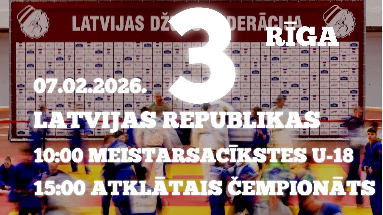 [3.TATAMI] LR MEISTARSACĪKSTES U-18, ATKLĀTAIS ČEMPIONĀTS