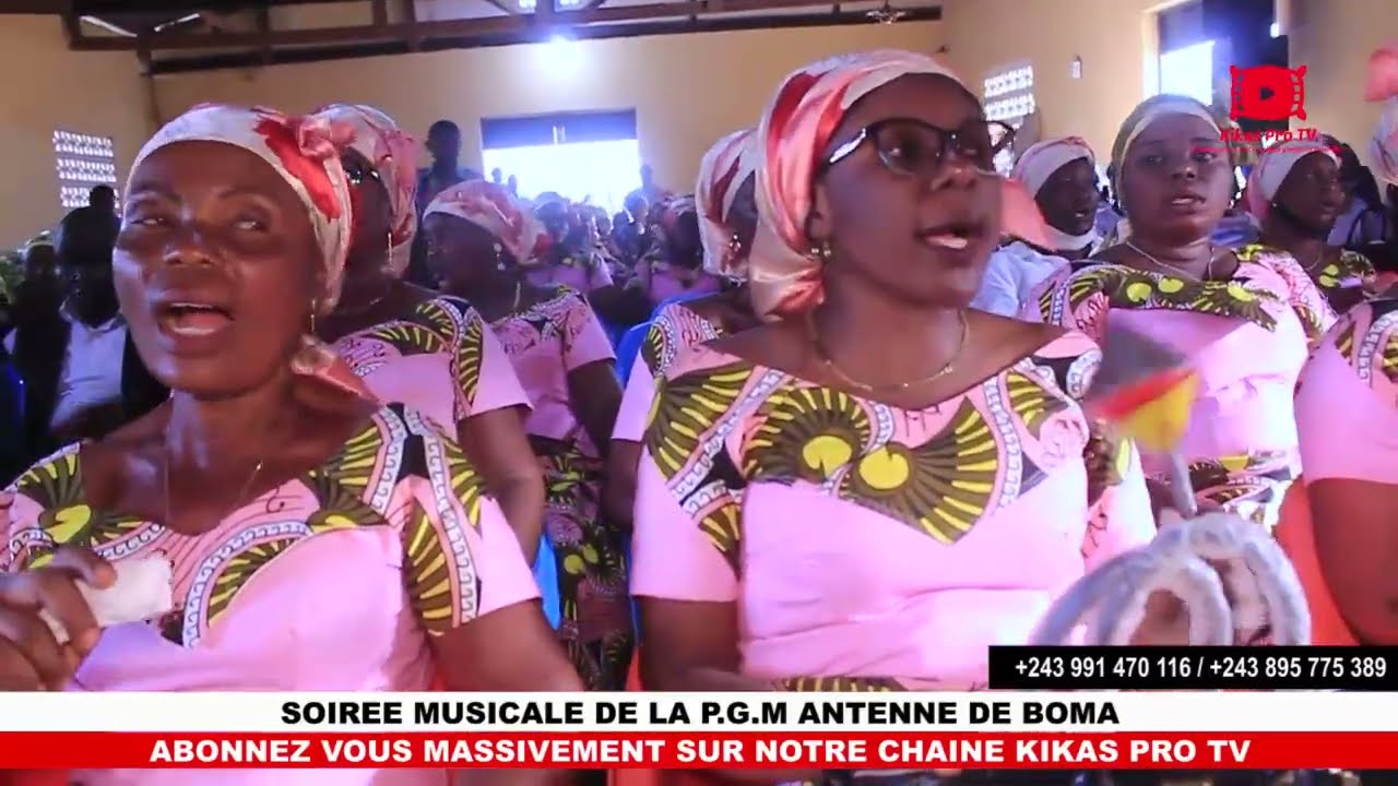 SURPRISE DANS LA SOIRÉE MUSICALE DE LA PGM VILLE DE BOMA, EBNM KCC
