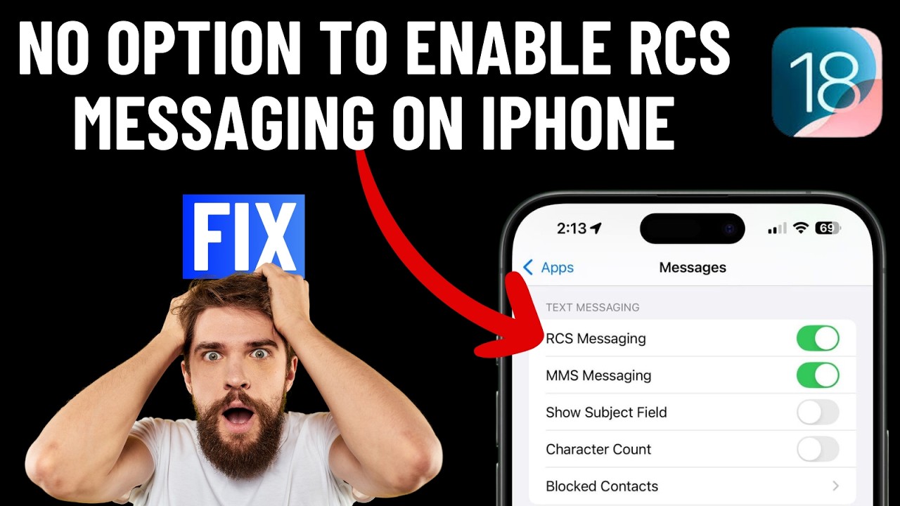 Fix Can't Enable RCS Messaging on iPhone | RCS Missing or Not Working on iOS 18