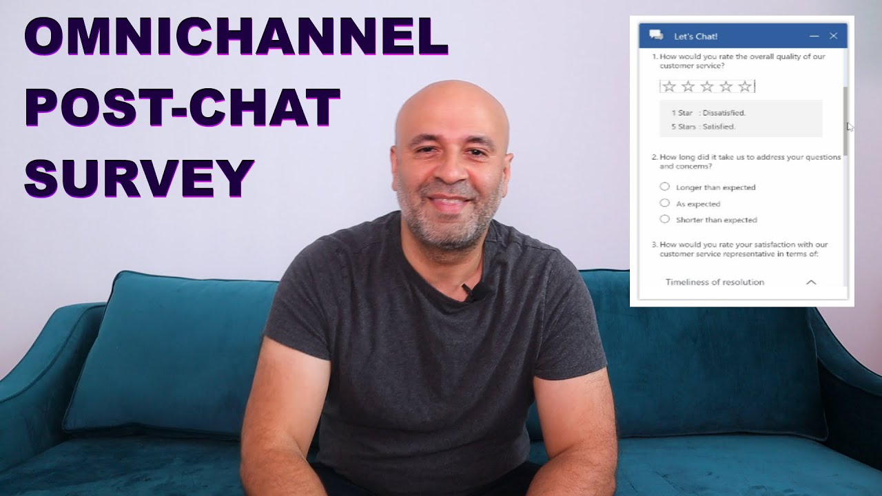Omnichannel Post-Conversation Survey | #PowerPlatformTV 029