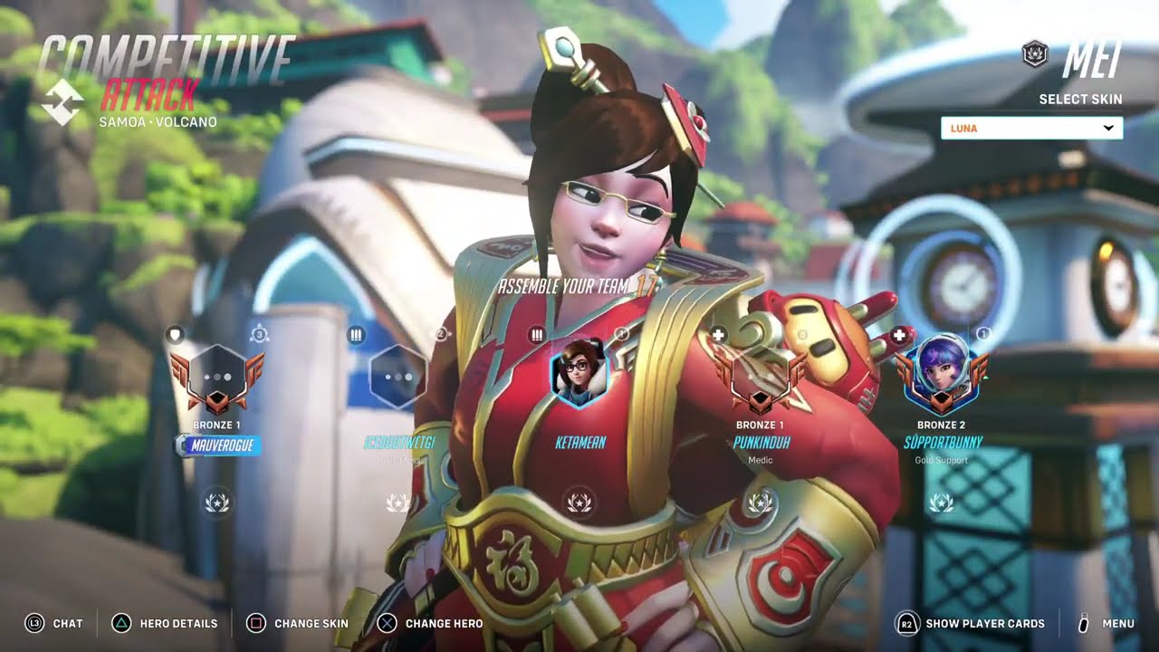 MEI! Utility-Based Damage Hero (Competitive Gameplay) Overwatch 2 on PS5
