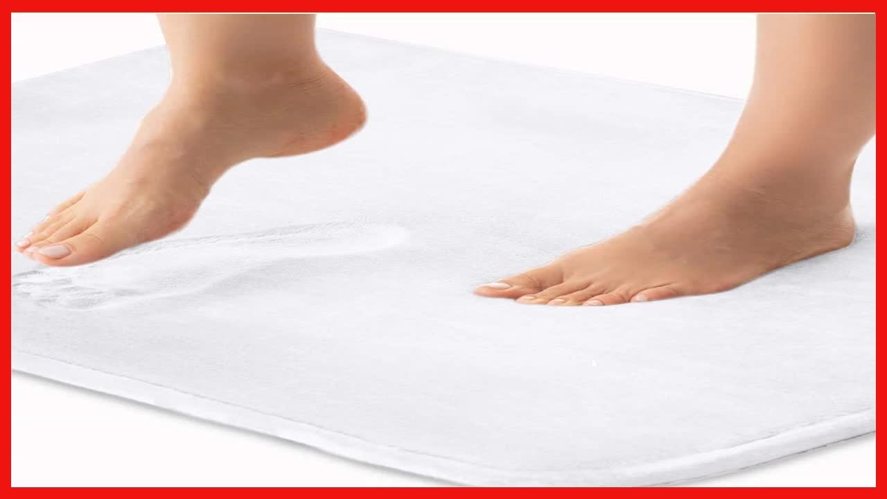 Experience Unmatched Comfort with Our Thick Memory Foam Bath Rug