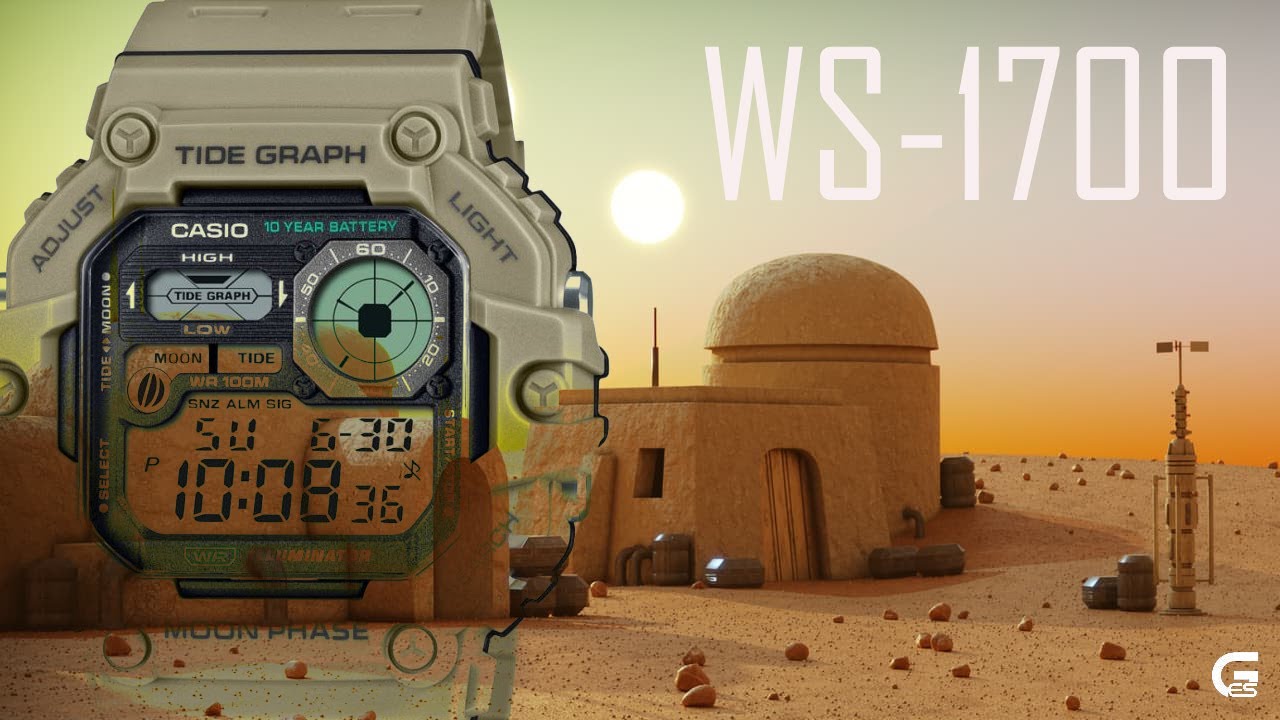 CASIO WS-1700H ¡NO ENTRES A VER ESTE VIDEO! ¡QUE LA FUERZA TE ACOMPAÑE!