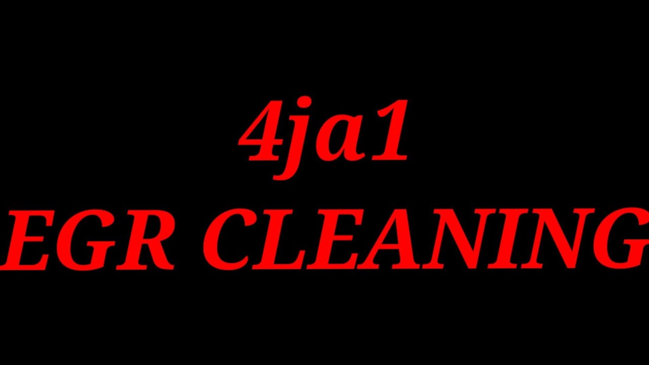vlog #5.   4JA1,CLEANING OF EGR AND INTAKE MANIFOLD ,RDIVZ MECHANICS CHANEL