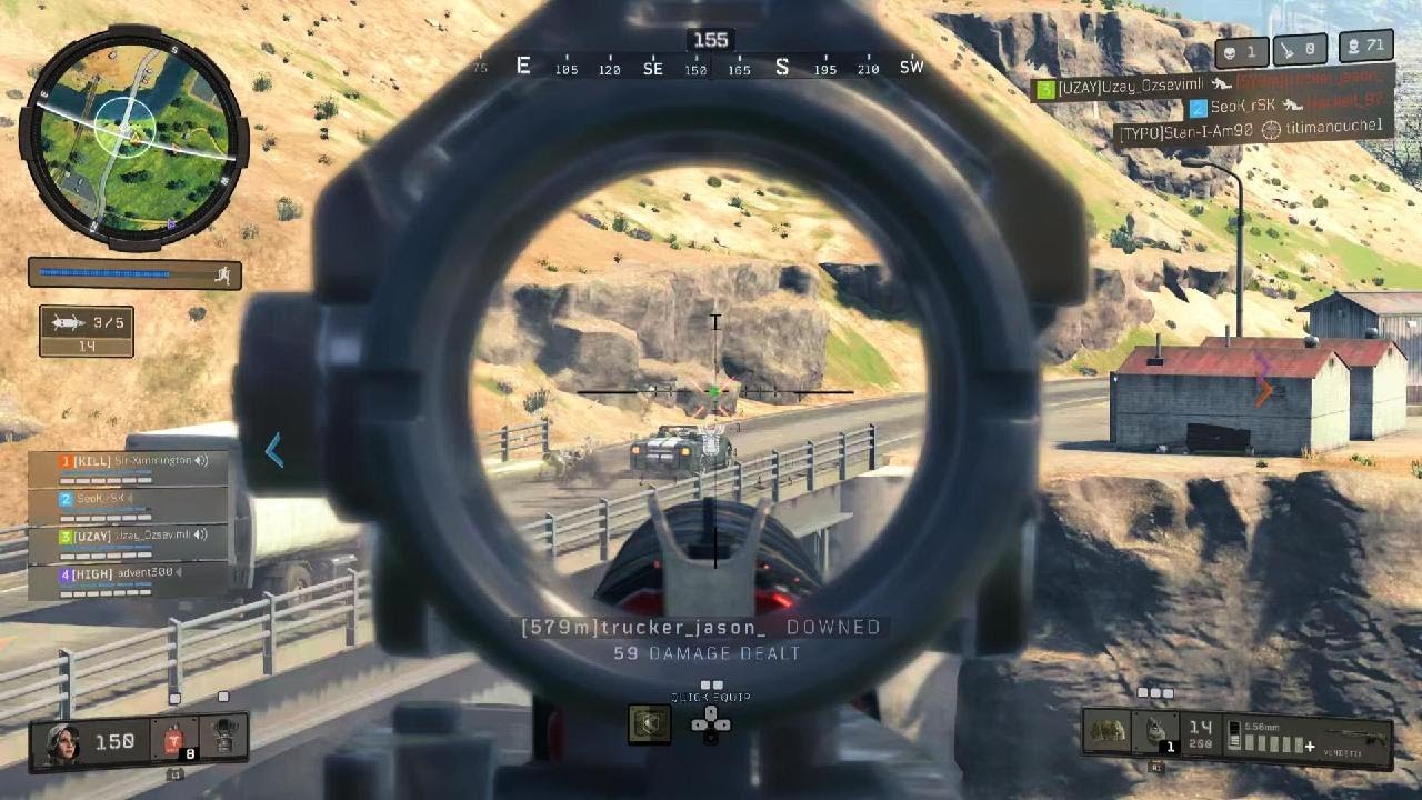 Call of Duty: Blackout Hot Pursuit 15 Kills