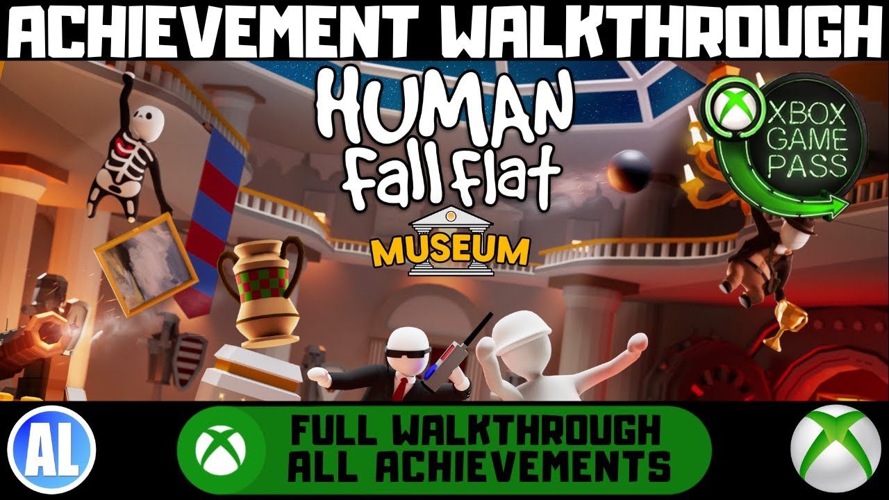 Human Fall Flat - Museum Level #Xbox Achievement Walkthrough - Xbox Game Pass