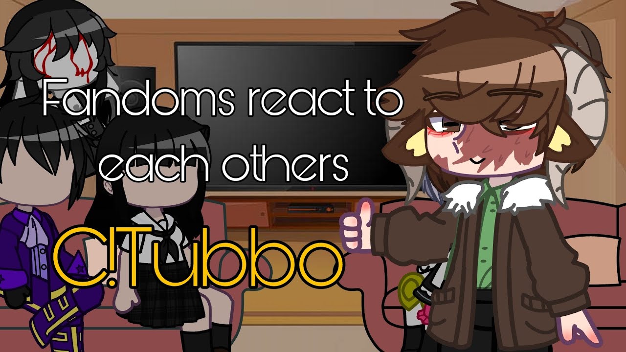 Fandoms react to each others || 2/6 || C!Tubbo || Dream SMP || gcrv