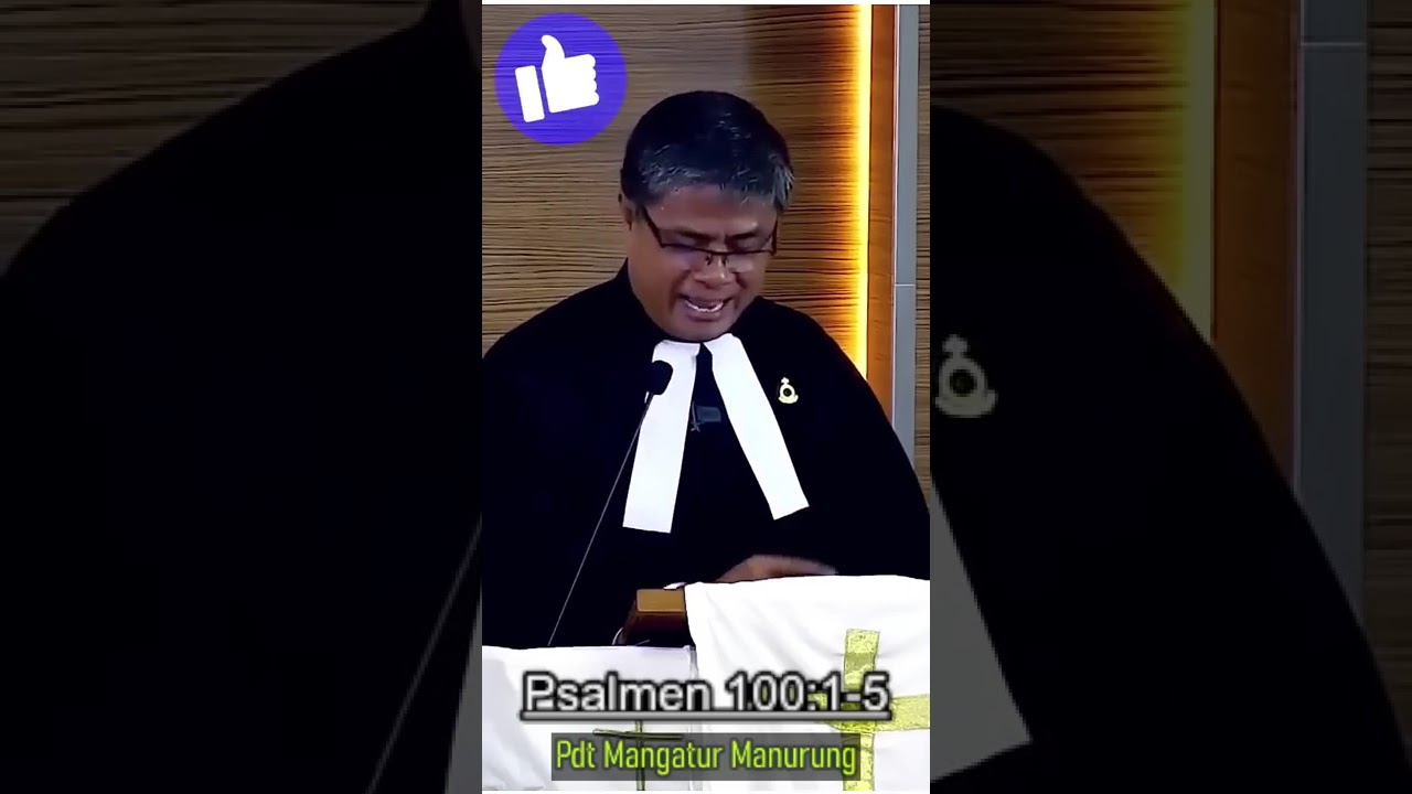 Khotbah Minggu Pdt Mangatur Manurung Psalmen 1000:1-5 sustain kasih kepada umat bangsa remote