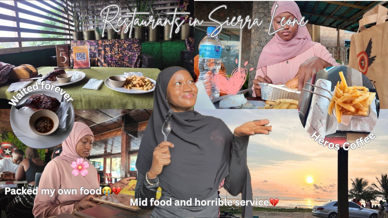 Trying FAST FOOD restaurants in Sierra Leone 🇸🇱 🍔