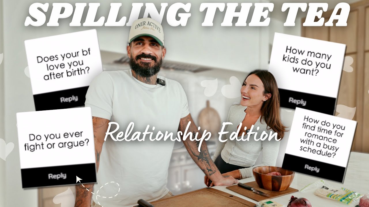 COUPLES Q&A WHILST WE COOK HIGH PROTEIN MEALS