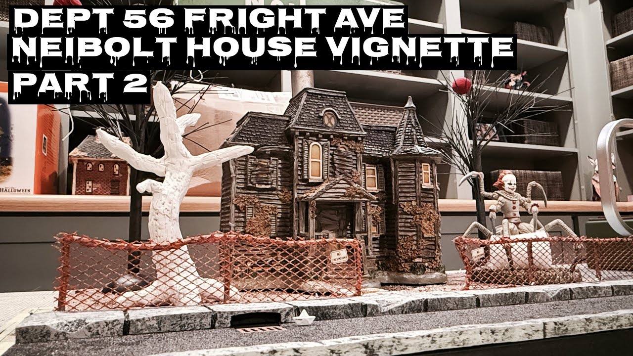 Dept 56 Fright Ave, Neibolt House Vignette, Part 2