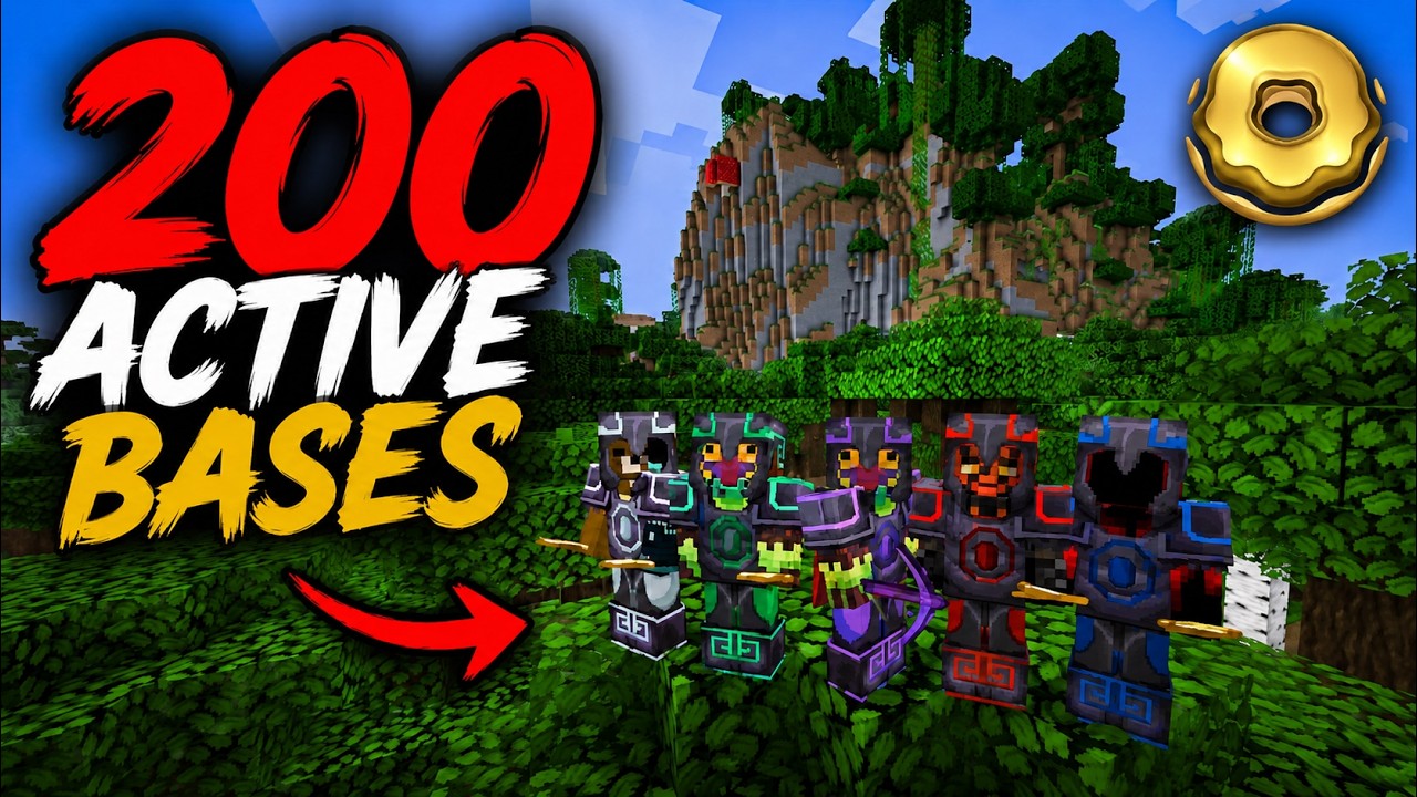 Raiding 200 Active Bases on Donut SMP (EP. 1)