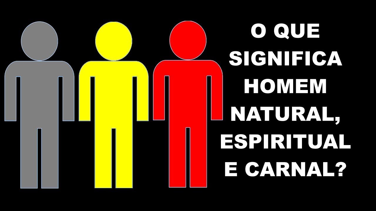 #2242 O que significa homem natural, espiritual e carnal? 1 Coríntios 2 - Mario Persona