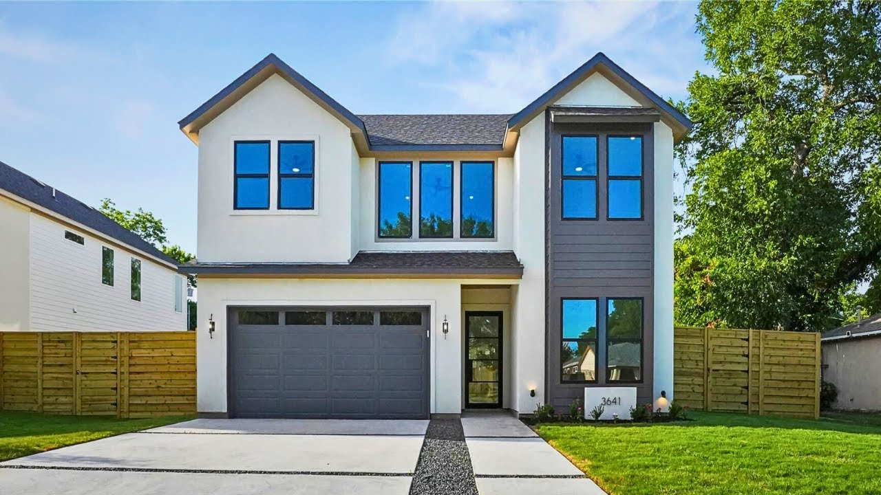 INSIDE a $875K Modern Dallas Home! 2 Living Rooms, Vaulted Ceilings & Wine Fridge