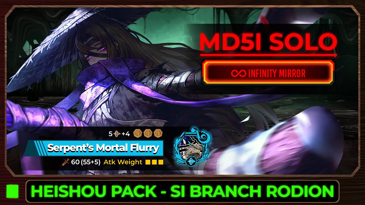 Heishou Pack Si Branch Rodion - MD5I Solo [Limbus Company]