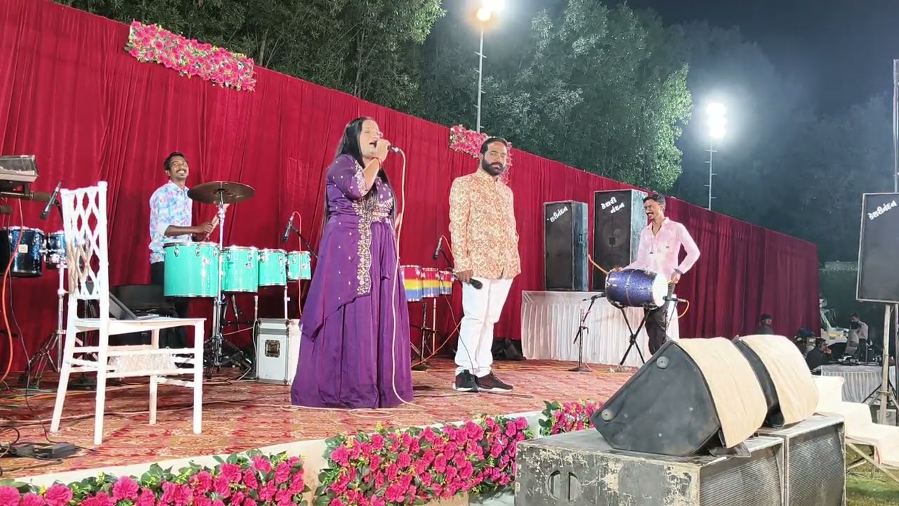 Wadding dandiya //shiv party plot//singer hetal patel//Mata ji na garba//gujrati garba