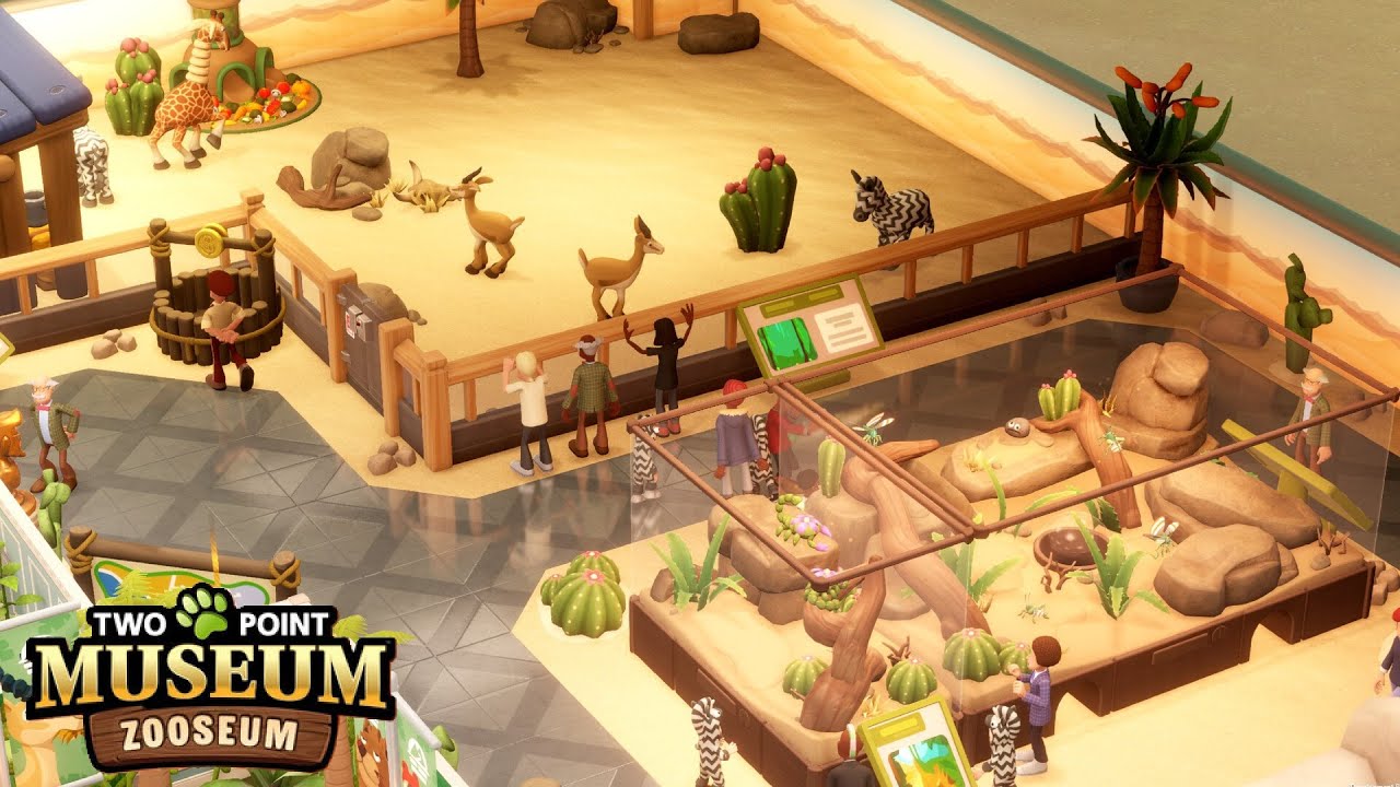 New Museum Arrives With So Many Critters In Zooseum ~ Two Point Museum (Stream)