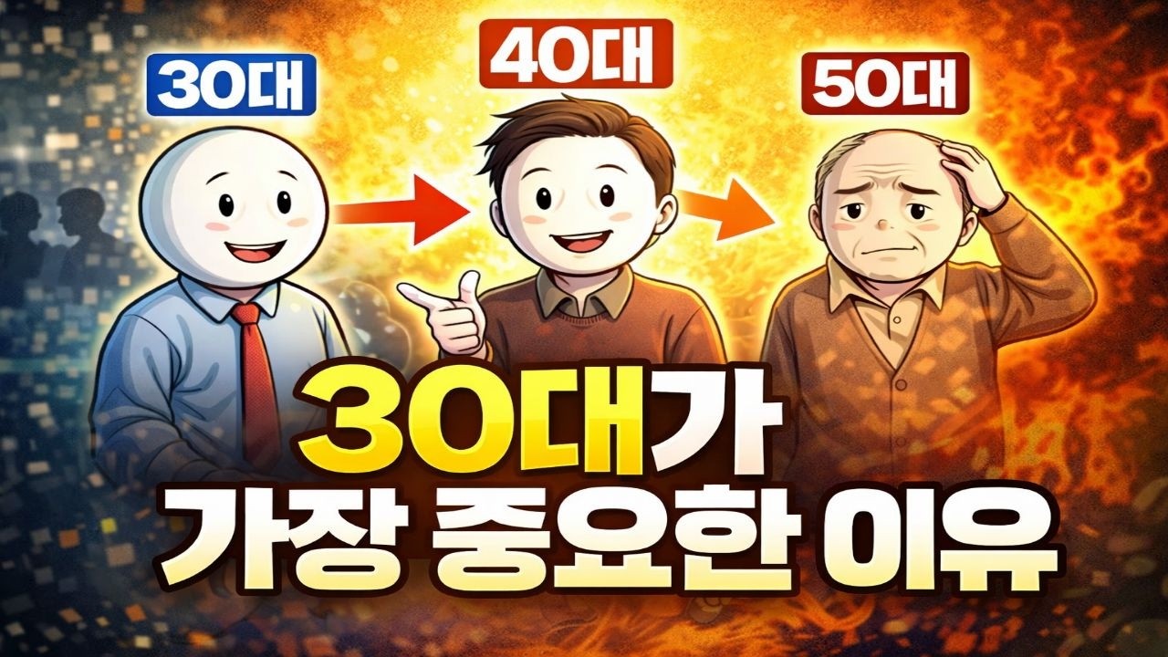 30대가 가장 중요한 이유 | 10년 후 격차를 만드는 6가지 습관