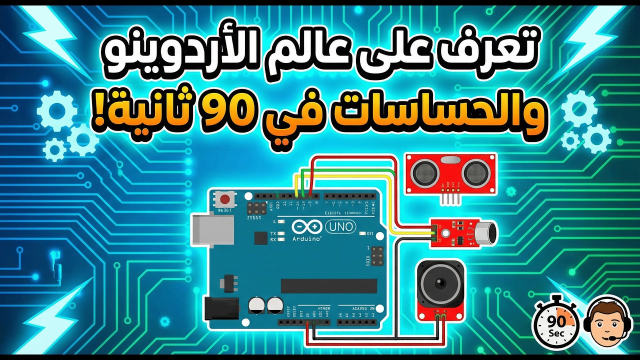 تعرف على عالم الأردوينو والحساسات في 90 ثانية!