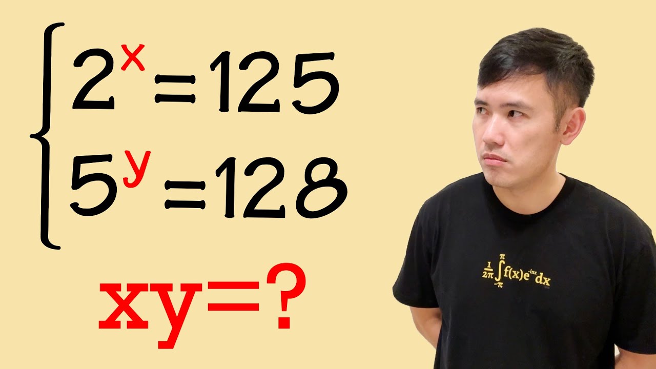 If 2^x=125 and 5^y=128, then xy=?
