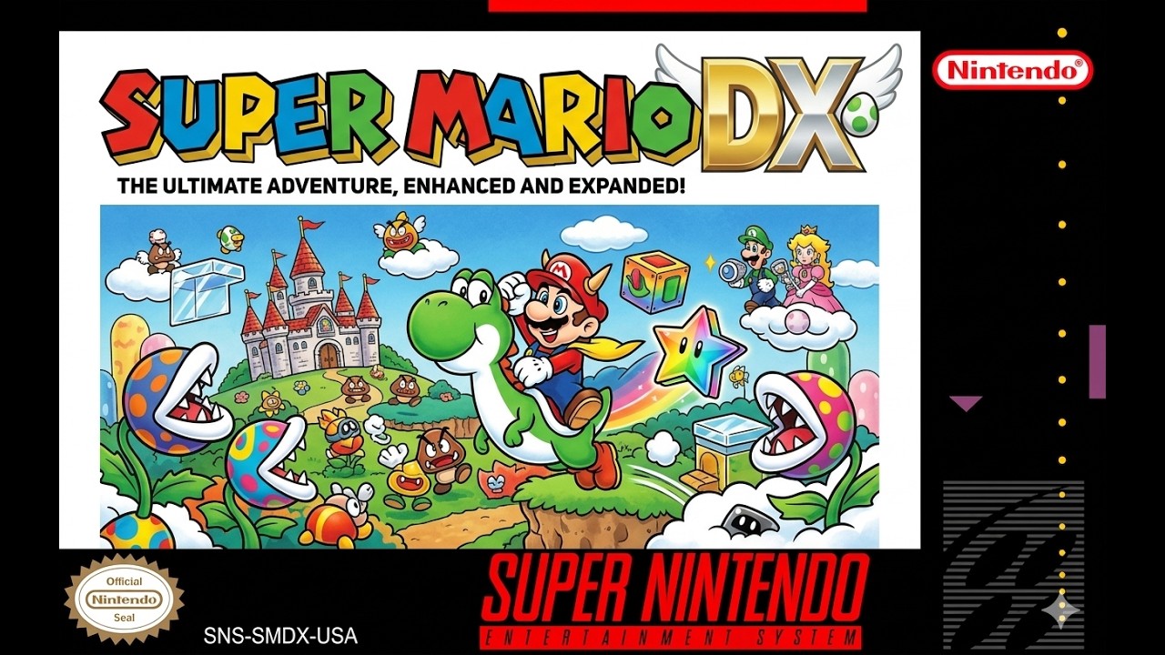 SMW Hack Longplay - Super Mario DX