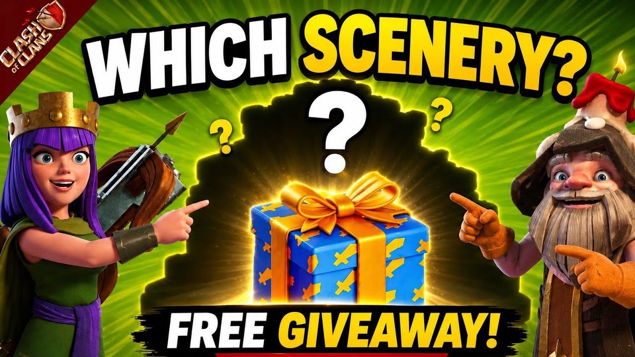 Free COC Scenery Giveaway | Don't Forget to Participate !