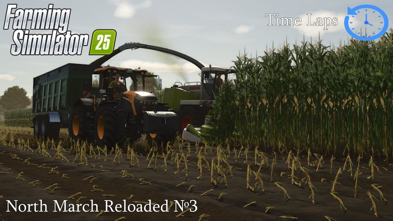 Заготовка СИЛОСА из кукурузы и травы на Jaguar 900 в Farming Simulator 25 №3
