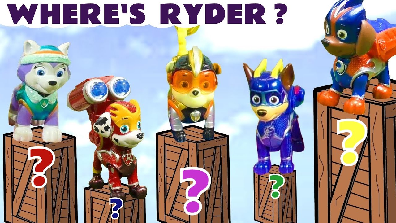Can You Find Ryder With the Mighty Pups?