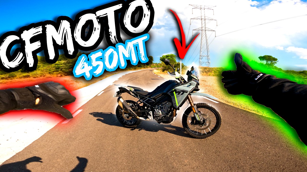 lo BUENO y lo MALO de la CFMOTO 450MT 2025! 🤔 REVIEW ESPA&Ntilde;OL DRPOV!