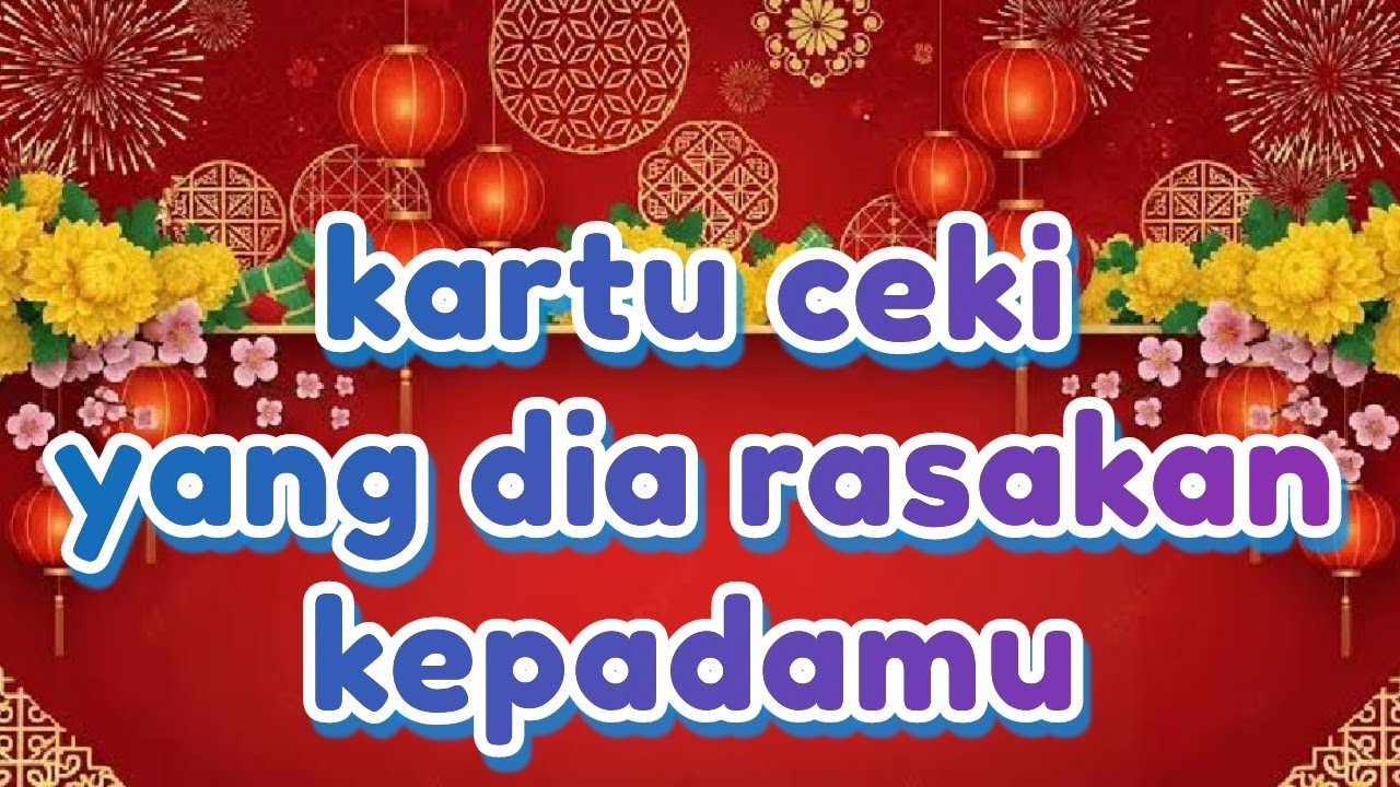Kartu ceki🍒 yang dia rasakan kepadamu