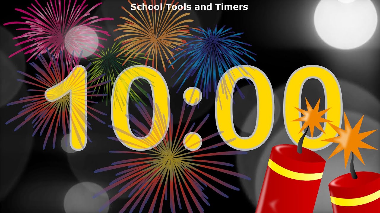 10 Minute Countdown Timer - New Year's Eve! 🎉🧨✨