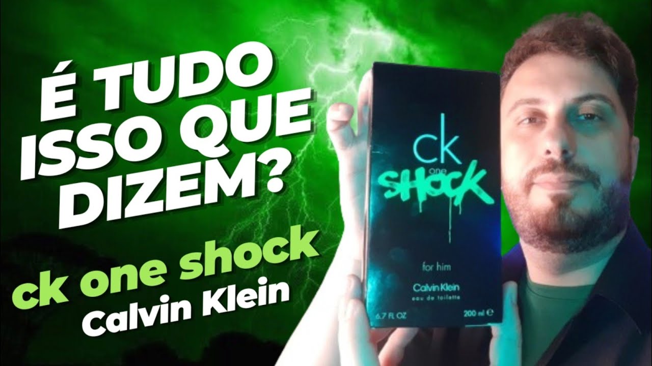 ✅ CK ONE SHOCK (For Him) CALVIN KLEIN | Perfume Importado | Vale a pena?