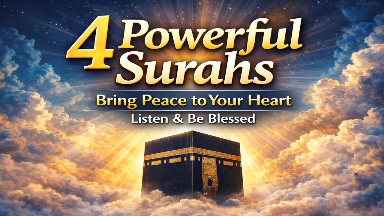 4 Powerful Surahs | Beautiful Quran Recitation for Peace & Barakah | TilawatTale