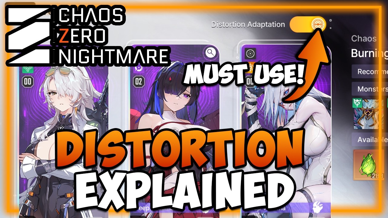 MUST USE FEATURE! I Distortion Adaptation Explained I Chaos Zero Nightmare
