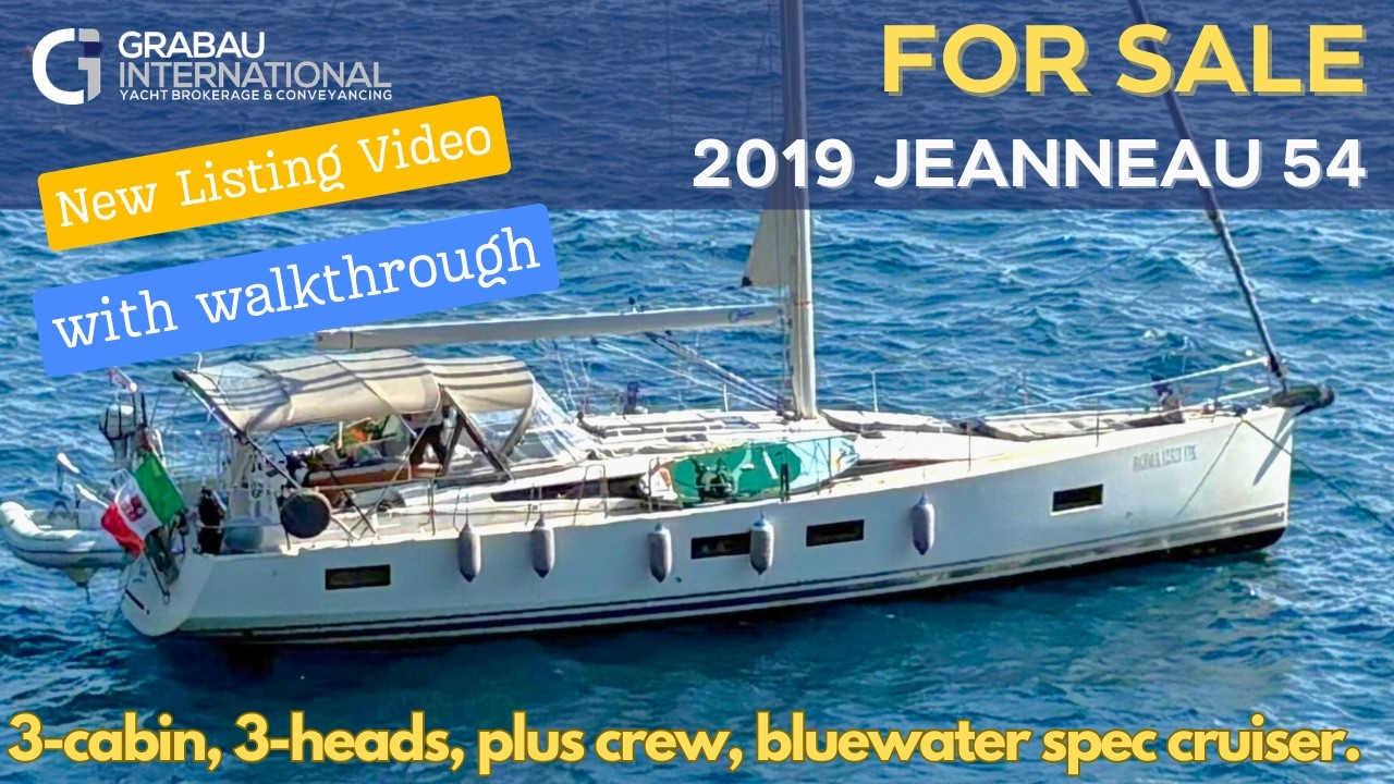 2019 Jeanneau 54 'OHANA I' | Sailing Yacht for sale with Grabau International