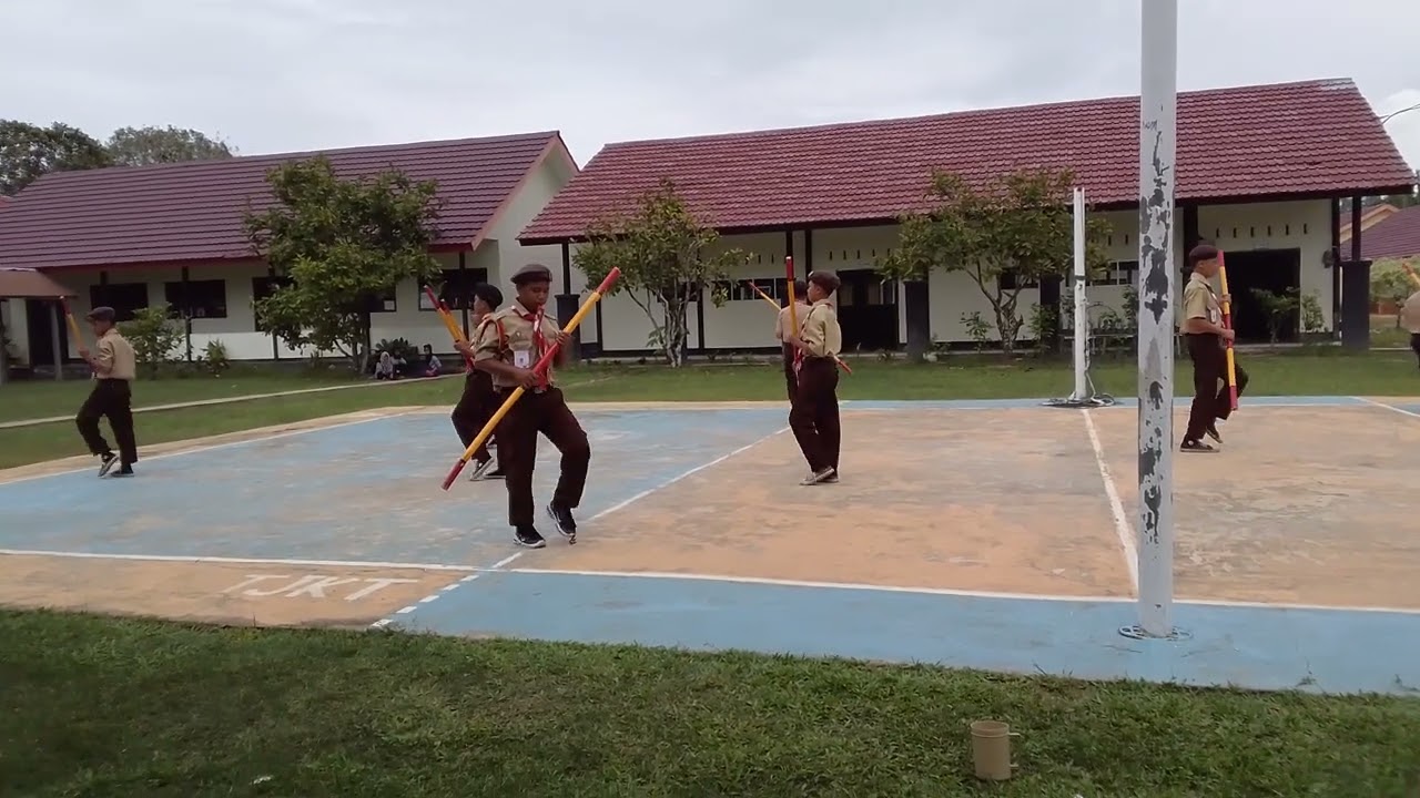 KOLONEL TONGKAT PUTRA GUDEP TARTIKA SMPN 4 TELUK KERAMAT DI ACARA PSC 3