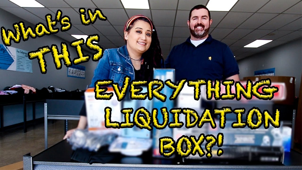 How Much Can YOU Make from an EVERYTHING LIQUIDATION Mystery Box? | UNBOXING