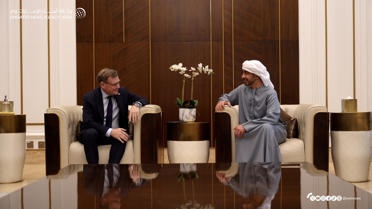 عبدالله بن زايد يستقبل وزير خارجية ألمانيا